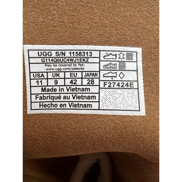 UGG Classic Twin Seam New Heights Boot Chestnut 1158313 Women's Size 11 - Picture 3 of 12